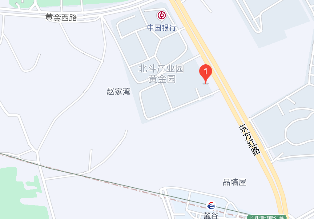 公司位置地图：长沙高新开发区辰泰科技园附近